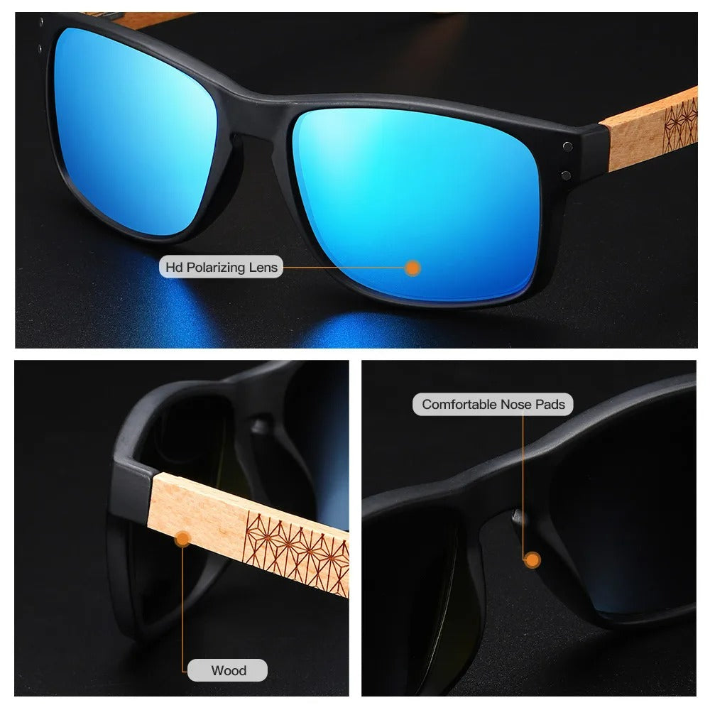 BAMBOO - Lunettes de soleil Tattoo - Unisex - UV 400 - Polaroid