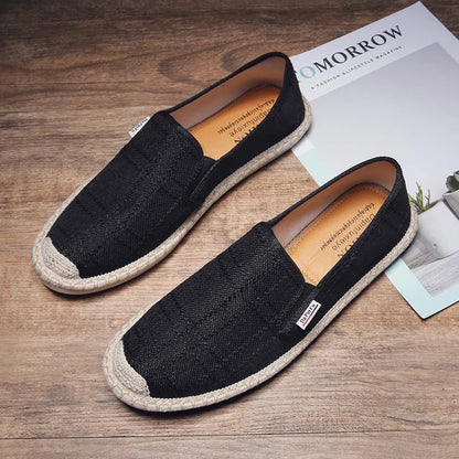 AMALFI - Herren-Espadrilles aus weichem Canvas von hoher Qualität