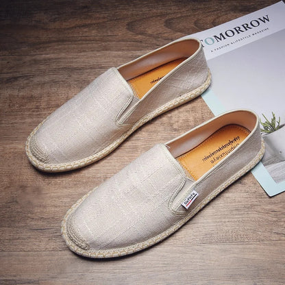 AMALFI - Herren-Espadrilles aus weichem Canvas von hoher Qualität