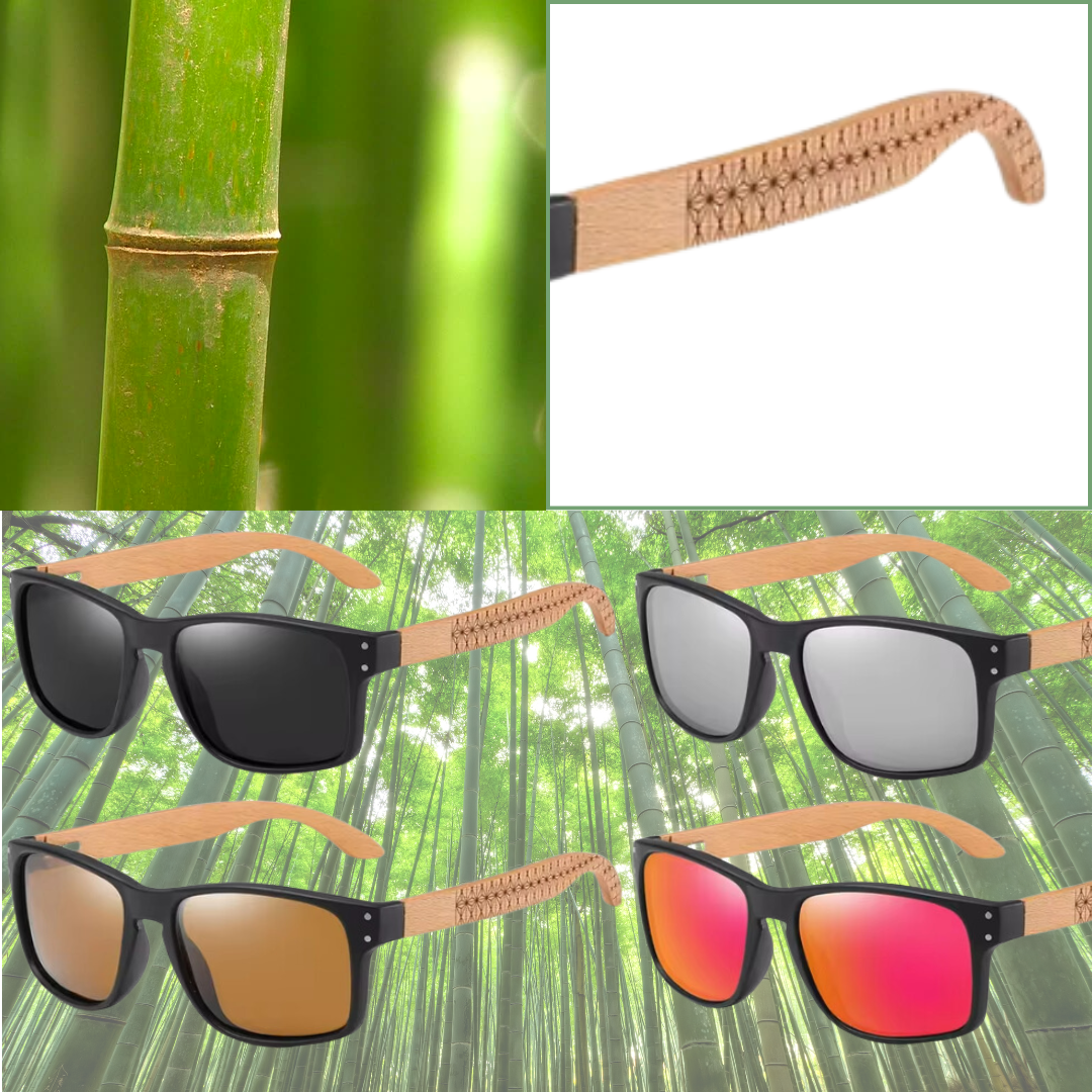 BAMBOO - Sonnenbrille Tattoo - Unisex - UV 400 - Polarisiert